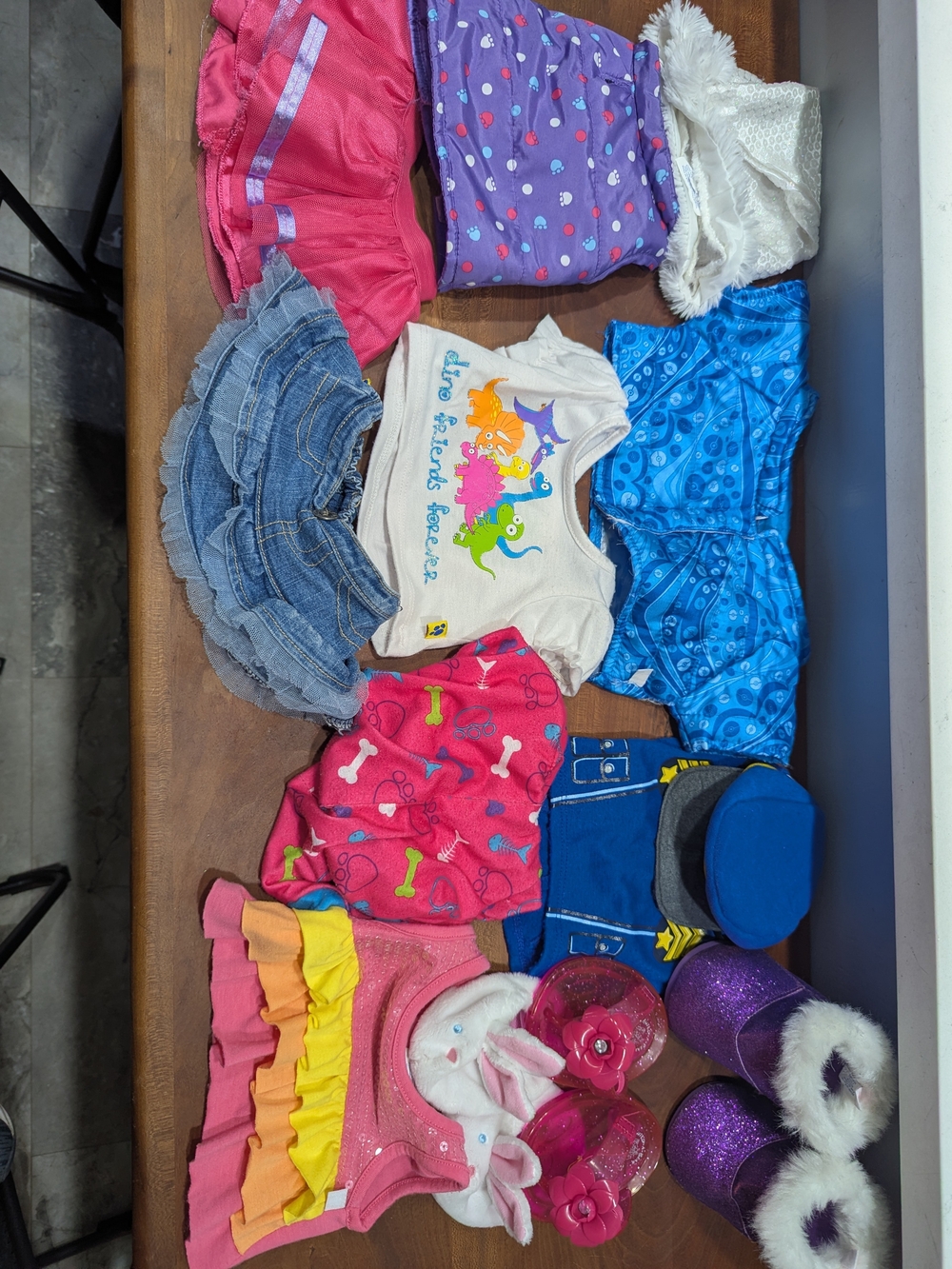 Build a Bear Bundle Of Clothes And Shoes